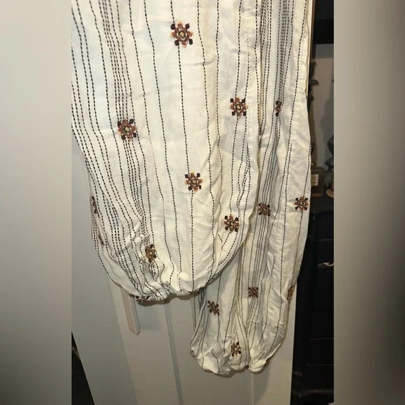 NWOT Free People Embroidered Haram Pants $228 MSRP - Picture 3 of 8